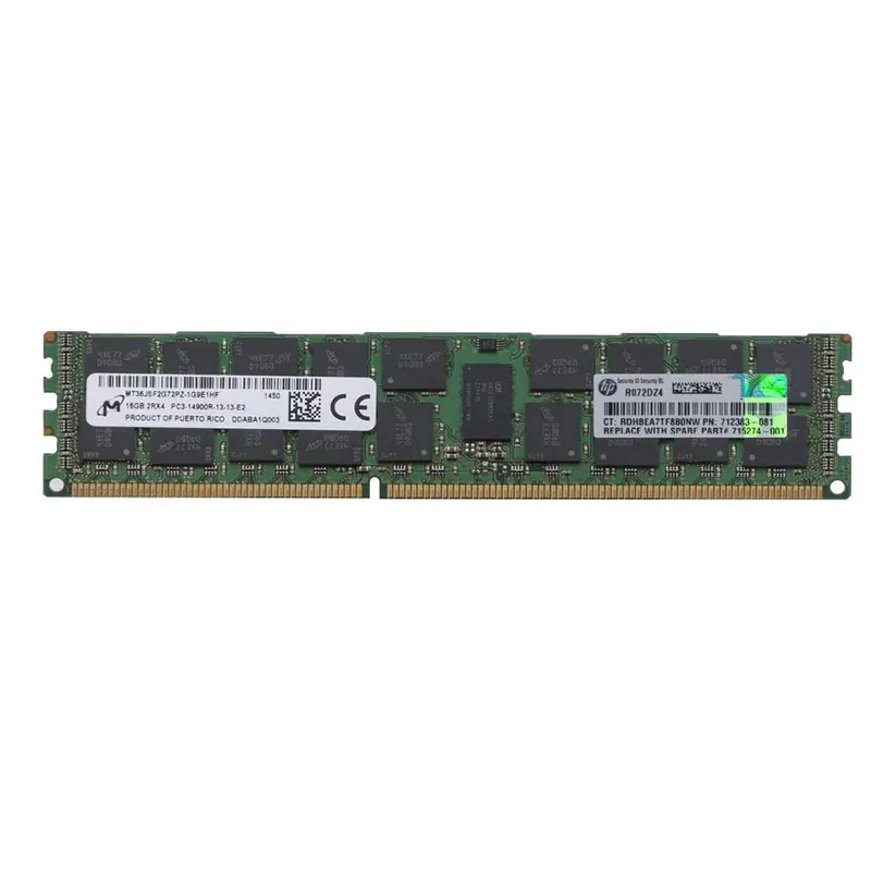 رم سرور DDR3  دو کاناله   1866 مگاهرتز اچ پی مدل 14900 ظرفیت 16 گیگابایت