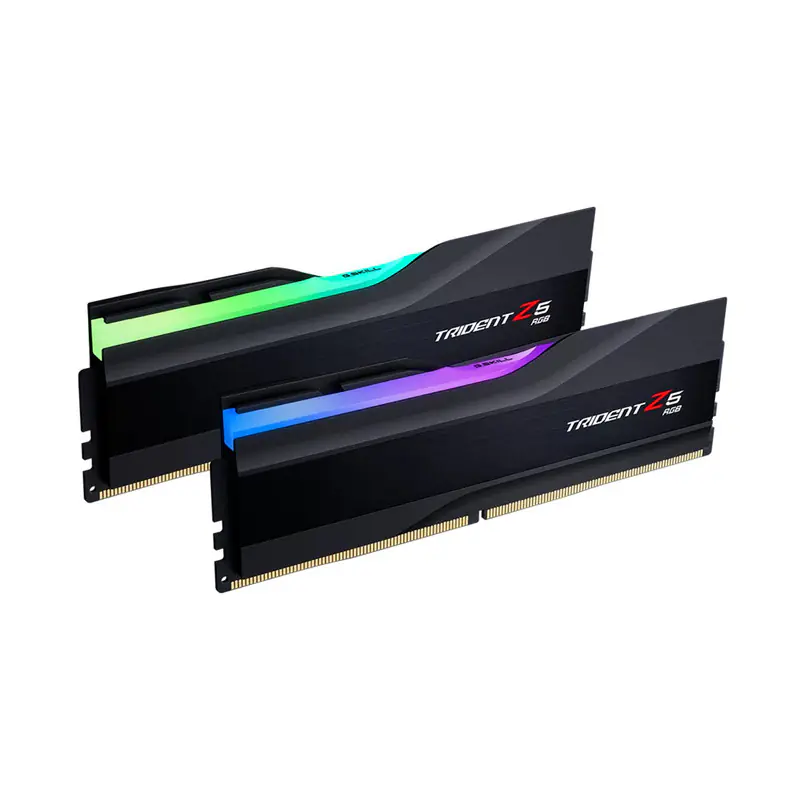 رم دسکتاپ DDR5 دوکاناله 6000 مگاهرتز CL36 جی اسکیل مدل TRIDENT Z5 RGB Black ظرفیت 64 گیگابایت