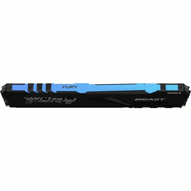 رم کامپیوتر DDR4 دو کاناله 3200 مگاهرتز CL16 کینگستون مدل FURY Beast RGB ظرفیت 16 گیگابایت