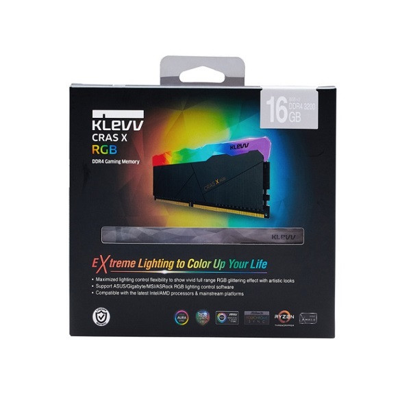 رم دسکتاپ DDR4 دو کاناله 3200 مگاهرتز CL16 کلو مدل CRAS-X RGB ظرفیت 16 گیگابایت