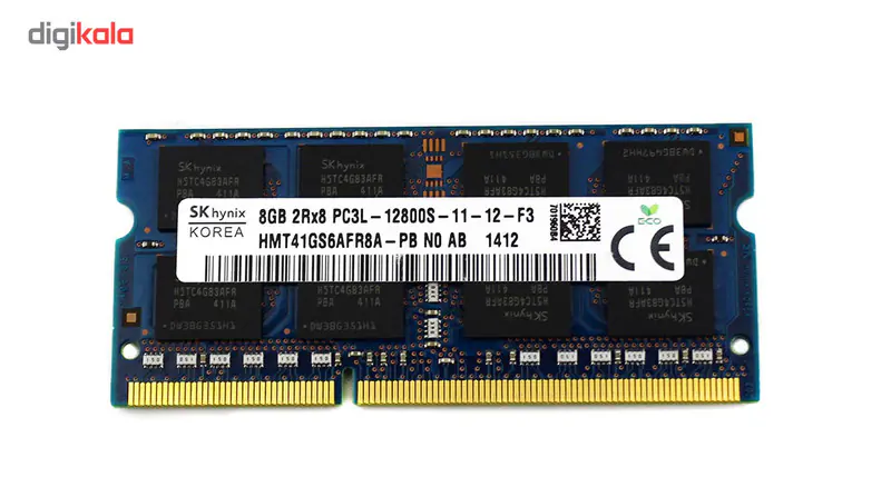 رم لپ تاپ اس کی هاینیکس مدل 1600 DDR3L PC3L 12800S MHz ظرفیت 8 گیگابایت