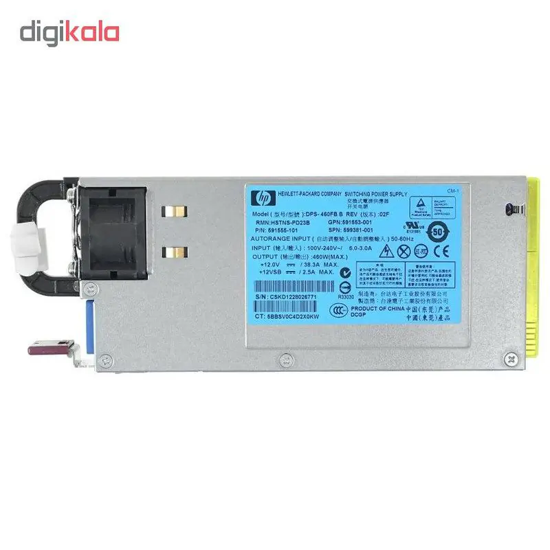 منبع تغذیه سرور اچ پی مدل DL360 G7 599381-001