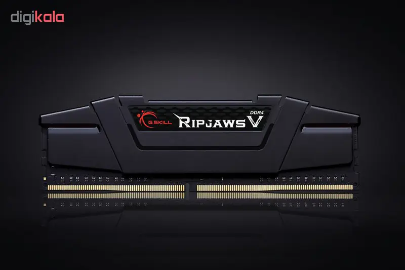 رم دسکتاپ DDR4 دو کاناله 3200 مگاهرتز CL16 جی اسکیل مدل RIPJAWZ V ظرفیت 16 گیگابایت بسته دو عددی