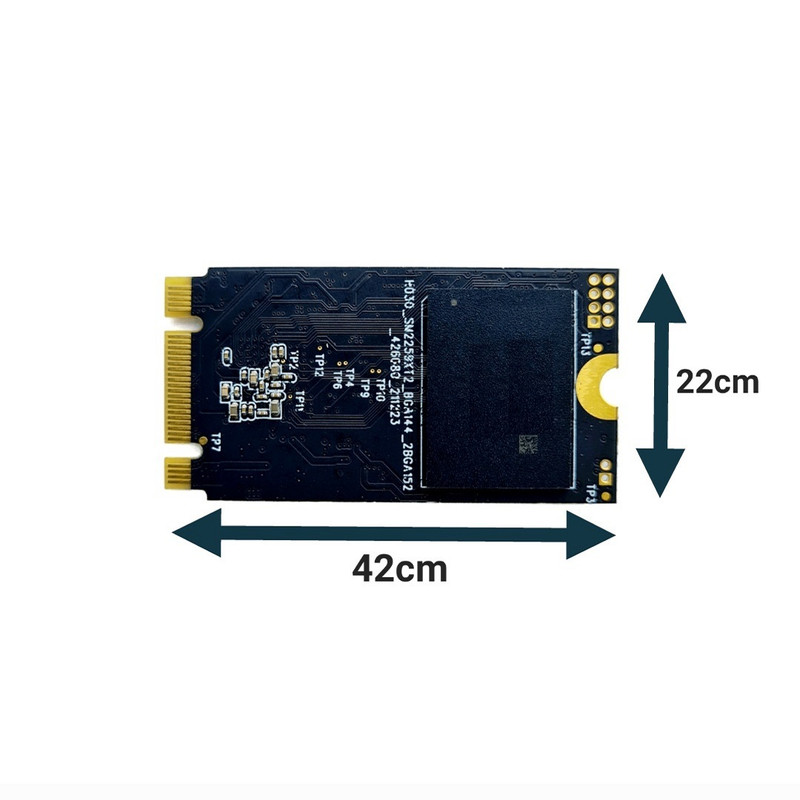 اس اس دی اینترنال مدل M.2 SSD 2242 NGFF(SATA) 128GB ظرفیت 128 گیگابایت