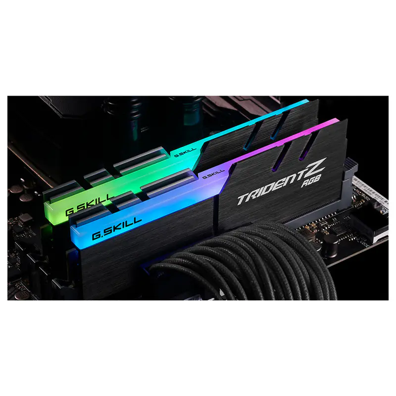 رم دسکتاپ DDR4 دو کاناله 3600 مگاهرتز CL16 جی اسکیل مدل TRIDENTZ RGB ظرفیت 16 گیگابایت